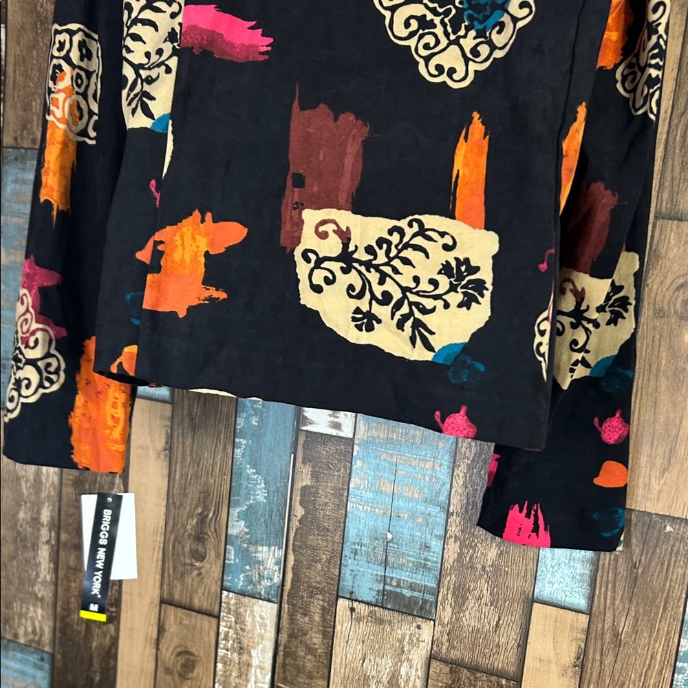 Briggs New York Multicolor Patterned Button Down … - image 10